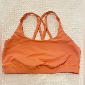 Lululemon energy bra size 6 orange